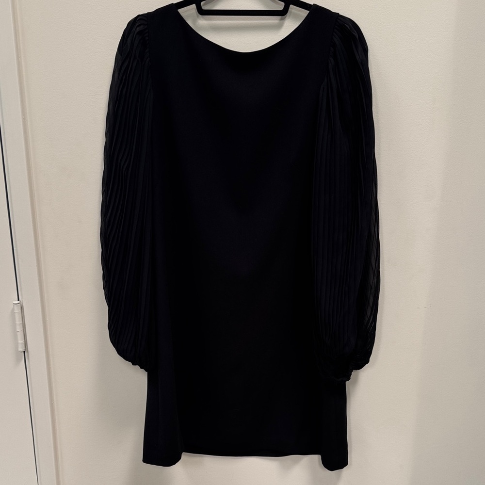 White House Black Market Black Long Sleeve Dress